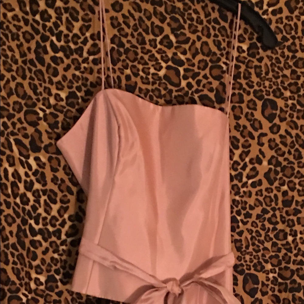 JS Collection peach- colored evening camisole